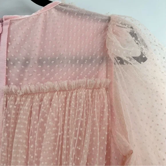 Johnny Hates Jazz NWT Tulle Mini Dress in Pink size 36/ US XS